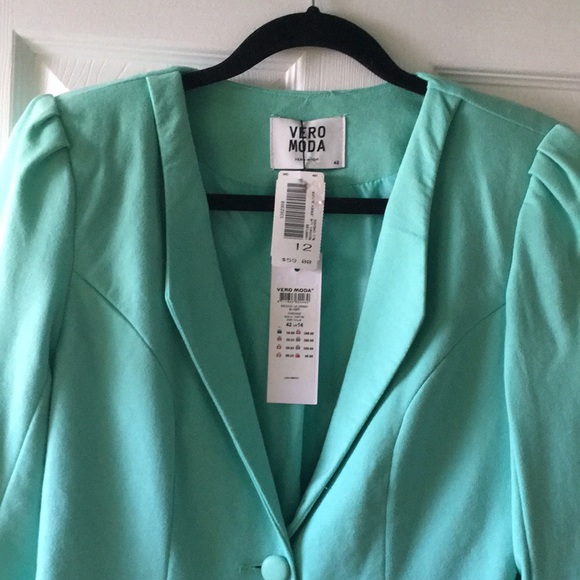 Vero Moda Jersey Knit Blazer - Size 12 - Picture 3 of 9
